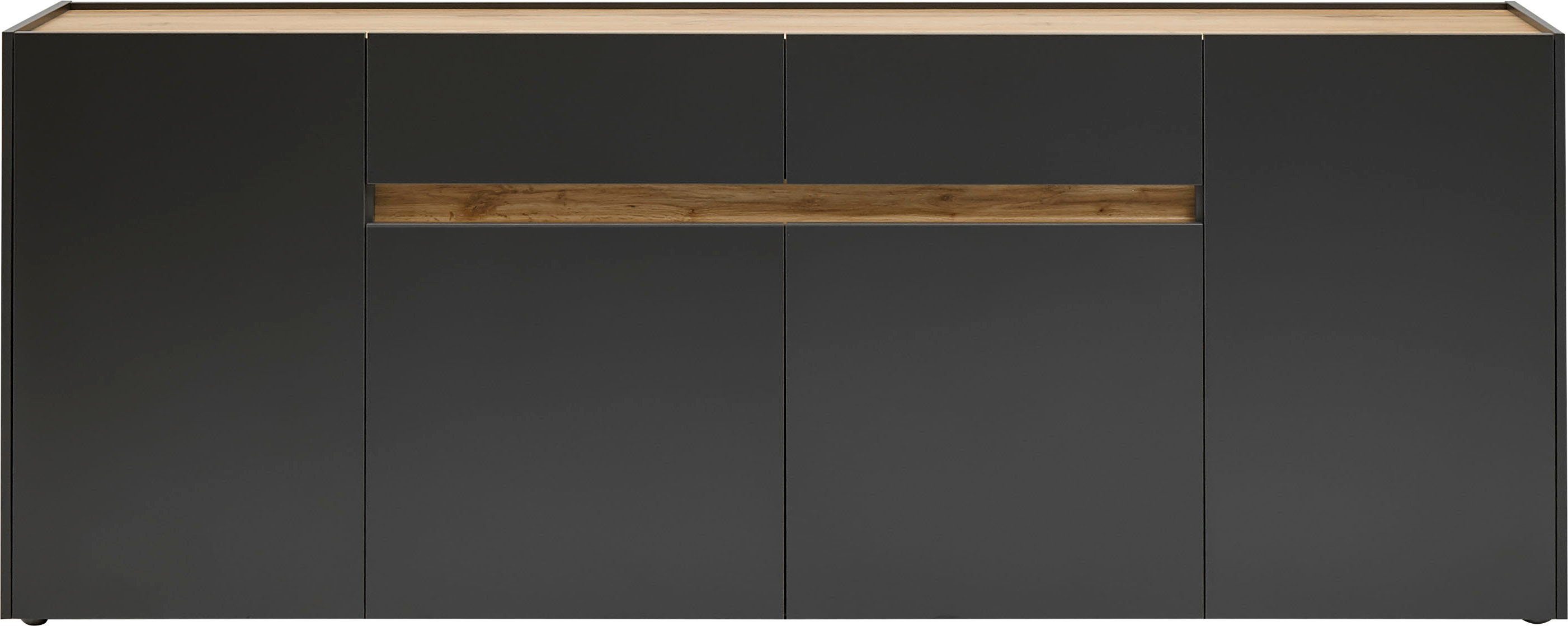Home affaire Sideboard City/Giron, moderner Schrank, Kommode, Stauraumschrank, zeitlos, modern, ausreichend Stauraum, vielseitig einsetzbar