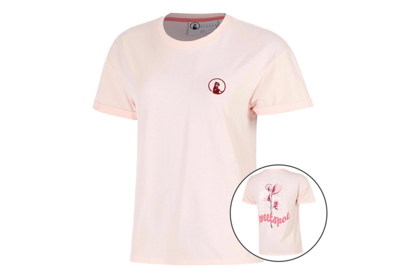 Quiet Please T-Shirt Flower