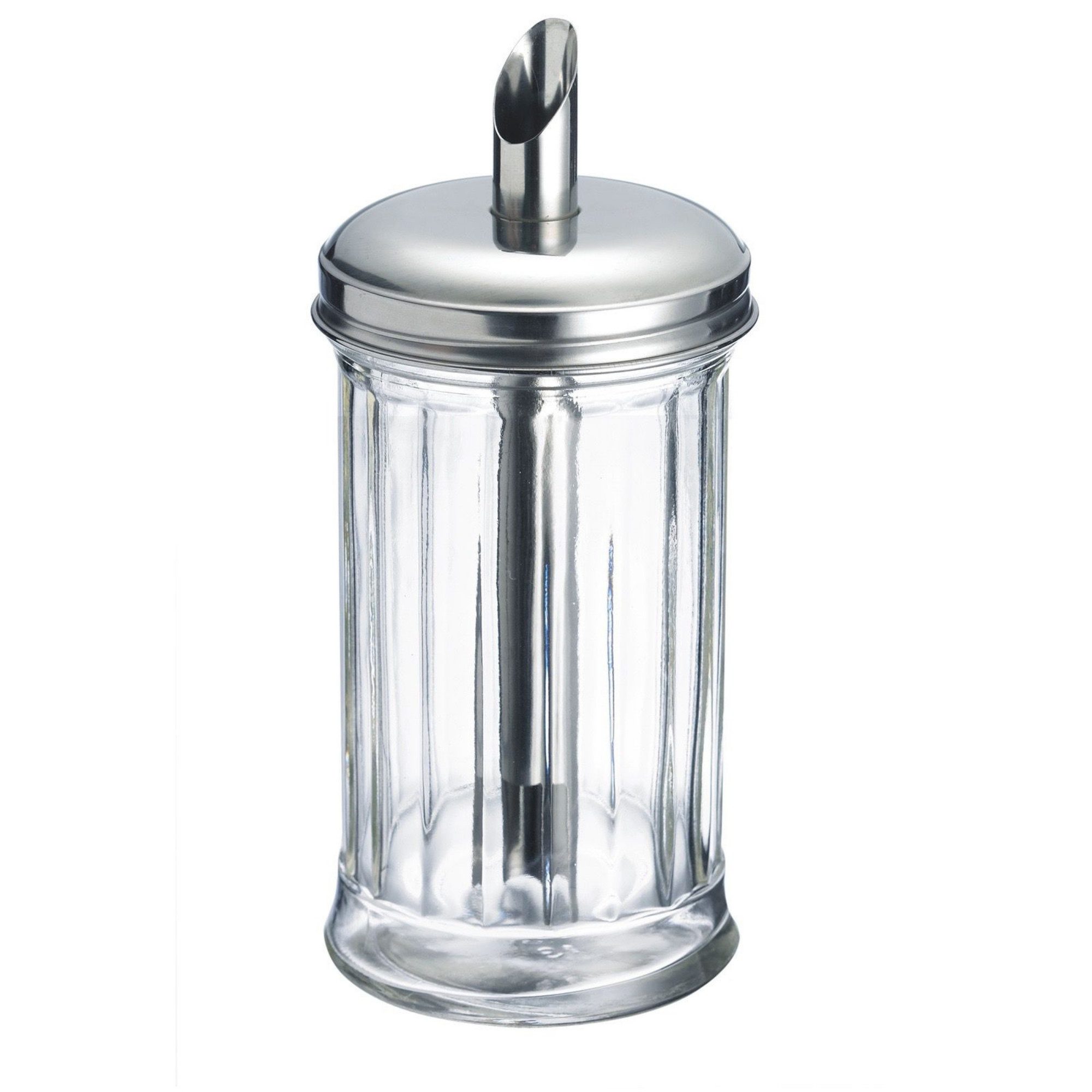 Thiru Zuckerstreuer mit robuster Dosier- und Deckeleinheit aus Edelstahl