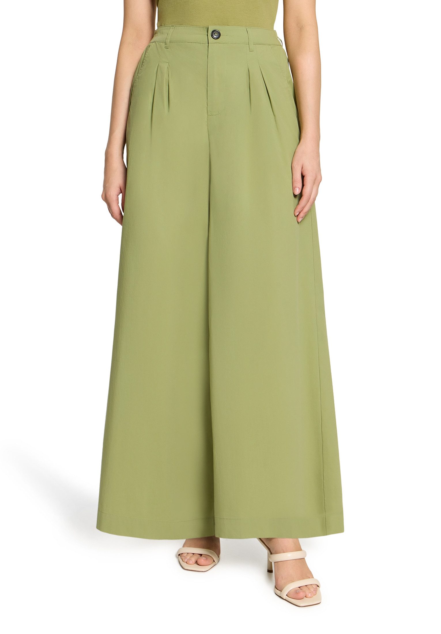 Stoffhose Damen mit Bundfalten