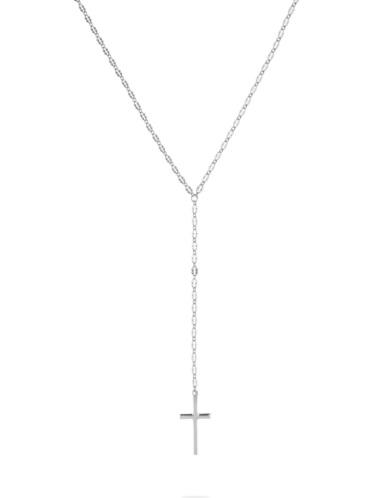 Silberkette CHRIST Damen-Kette 925er Silber, recycelt Kreuz