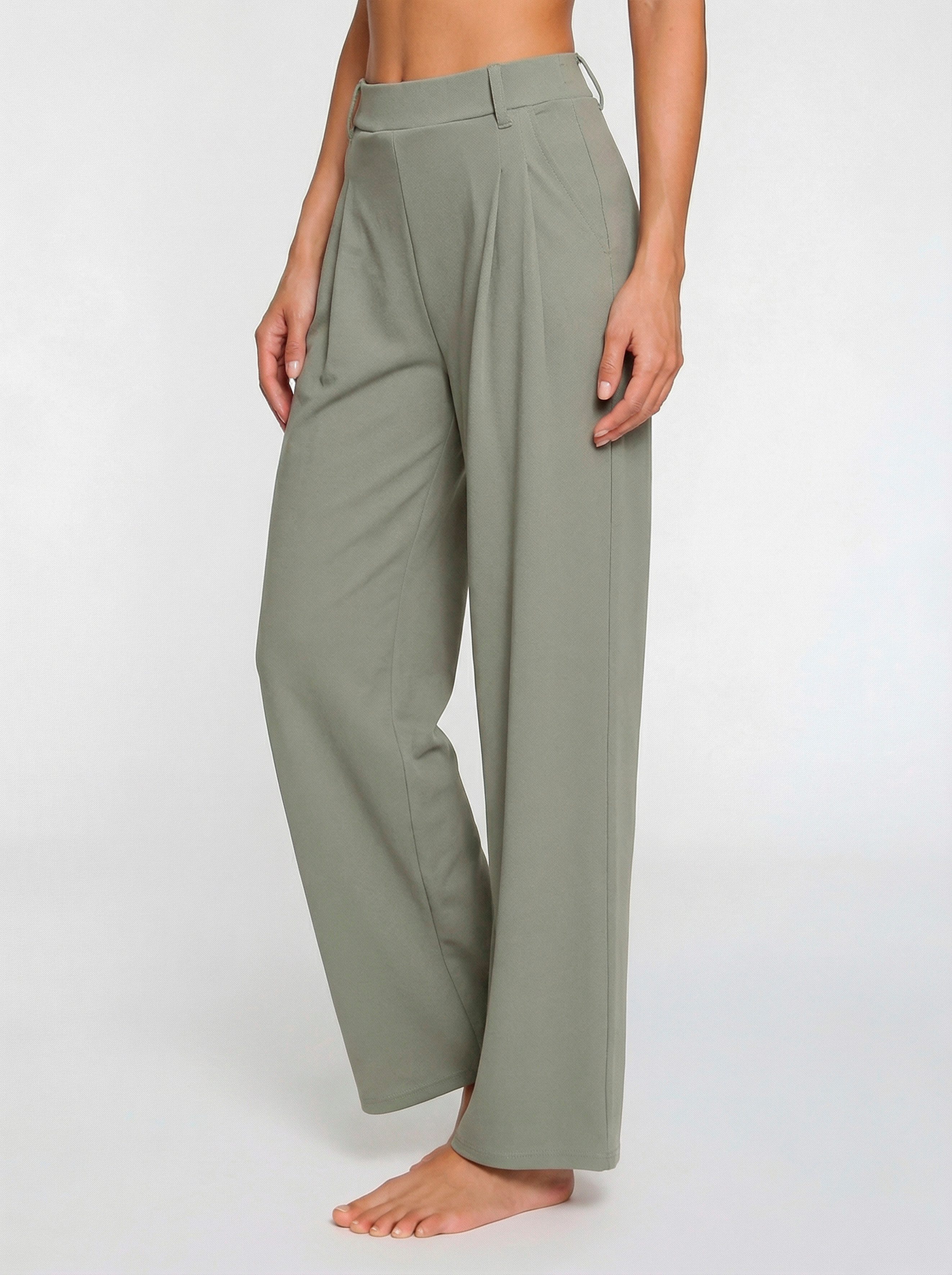 LASCANA Palazzohose Schlupfhose mit Bundfalten mit weiten, geraden Beinen. € 59,99