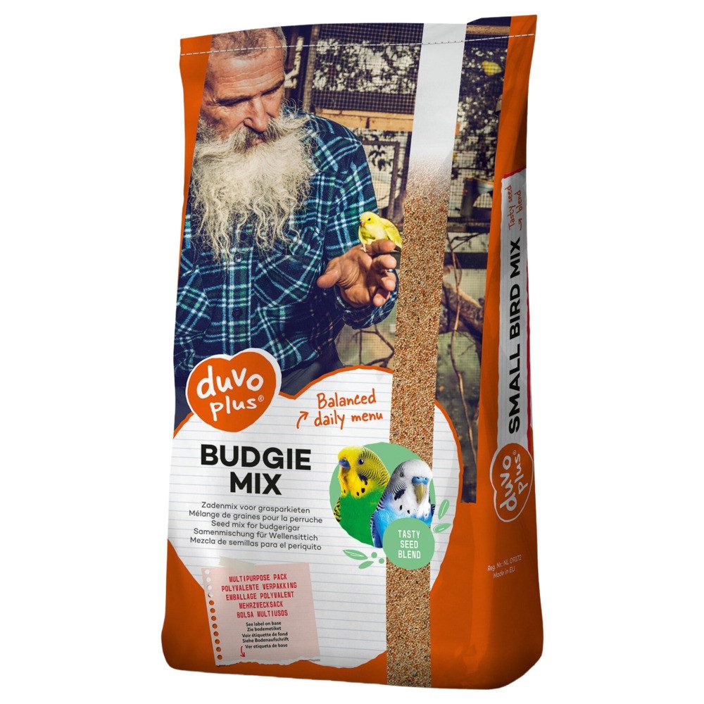 DUVO+ Wellensittich Mix 20 kg, Trockenfutter für: Vogel