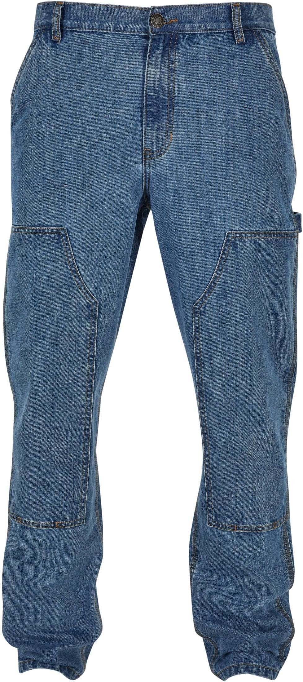 URBAN CLASSICS Funktionshose Double Knee Jeans