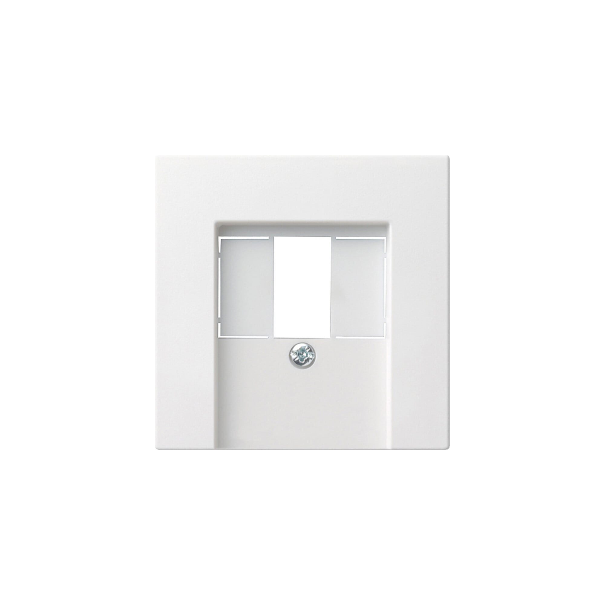 GIRA Gira Zentralabdeckung rws-gl f.TAE-Anschlußdose 027603 Installationskabel