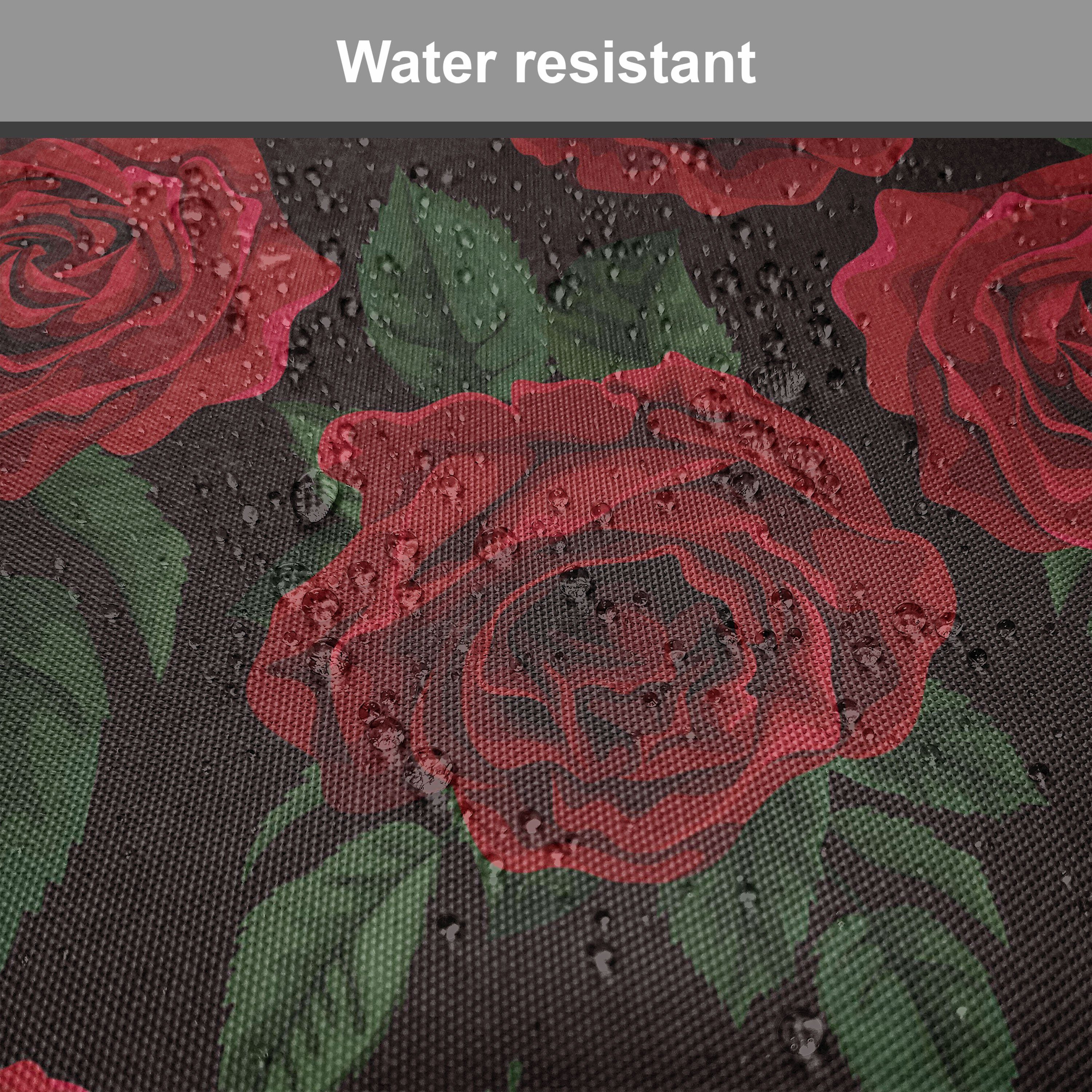 Rose Dekoratives Retro Blumenblatt-Blatt für Kissen mit Stuhlkissen Riemen wasserfestes Abakuhaus Küchensitze, Wachstum