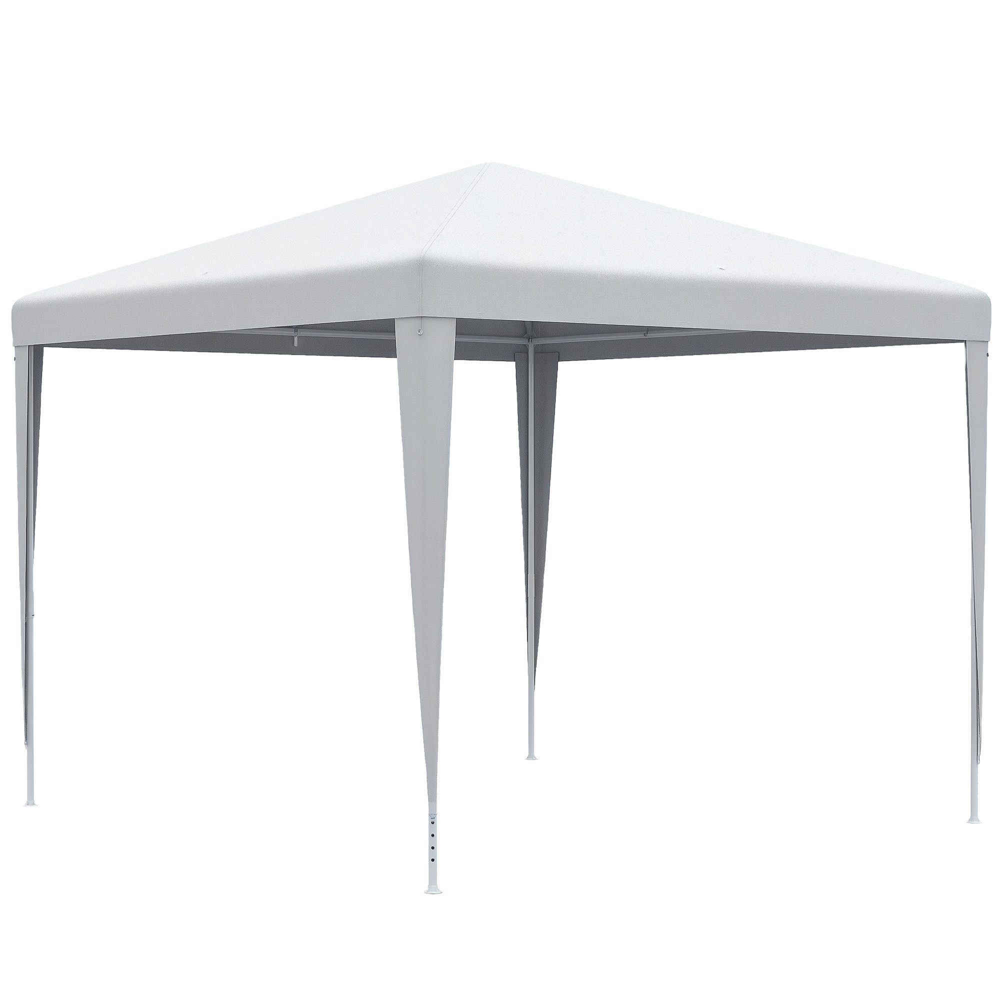 Outsunny Pavillon 2,7x2,7m, Rechteckig, mit 0 Seitenteilen, (Stabil Winterf günstig online kaufen