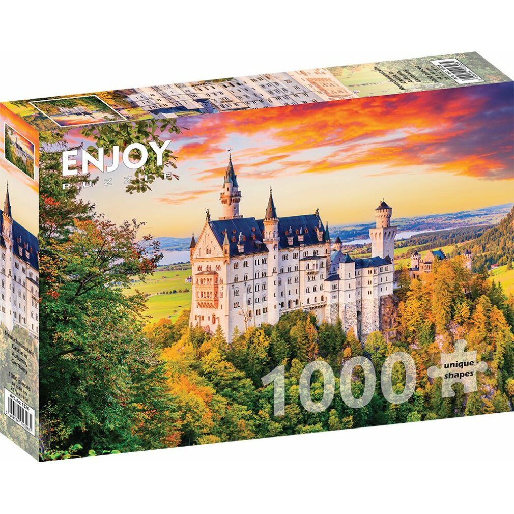 ENJOY Puzzle Puzzle ENJOY Puzzle Schloss Neuschwanstein im Herbst, Deutschland 1000 Teile, Puzzleteile