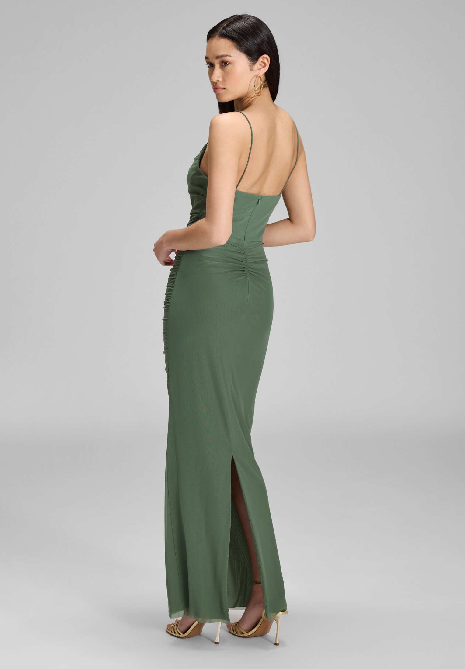 Hey Kyla Abendkleid - Bodycon-Kleid mit feinen Raffungen Figurbetonte Passform