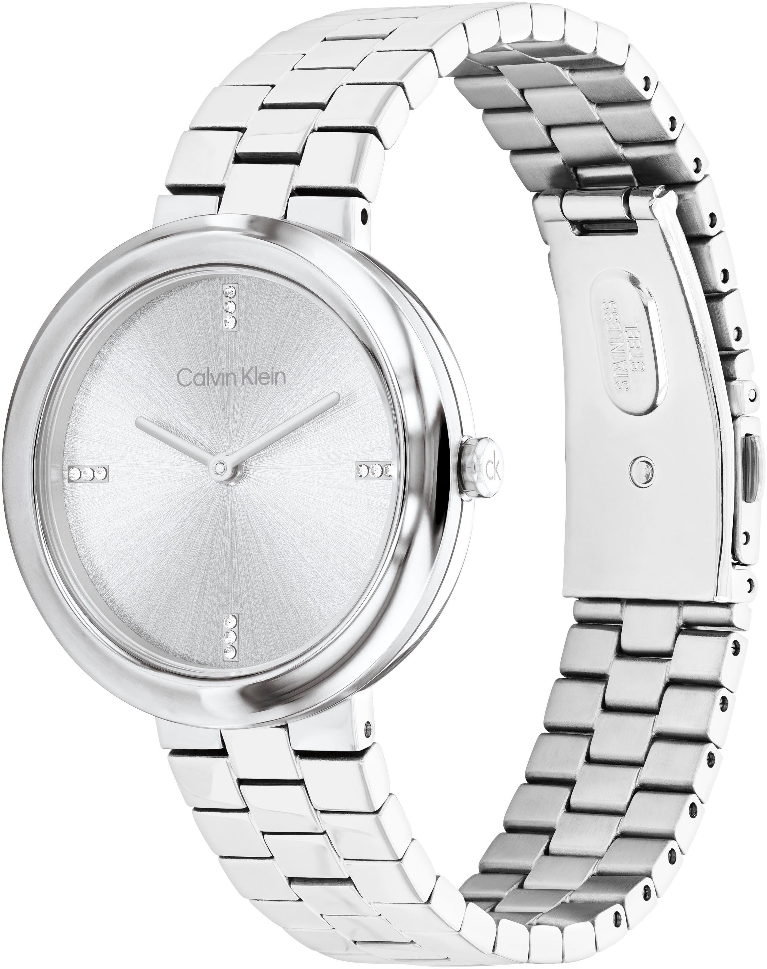 Calvin Klein Quarzuhr Twisted Bezel 25100093, günstig online kaufen