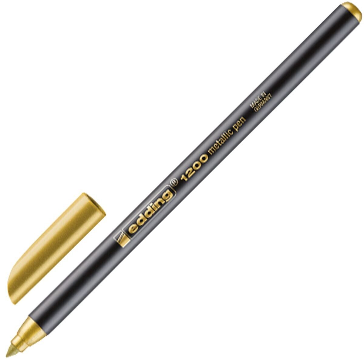 edding Filzstift 1200, (1-tlg), mit auf Papier nicht durchschlagender Tinte