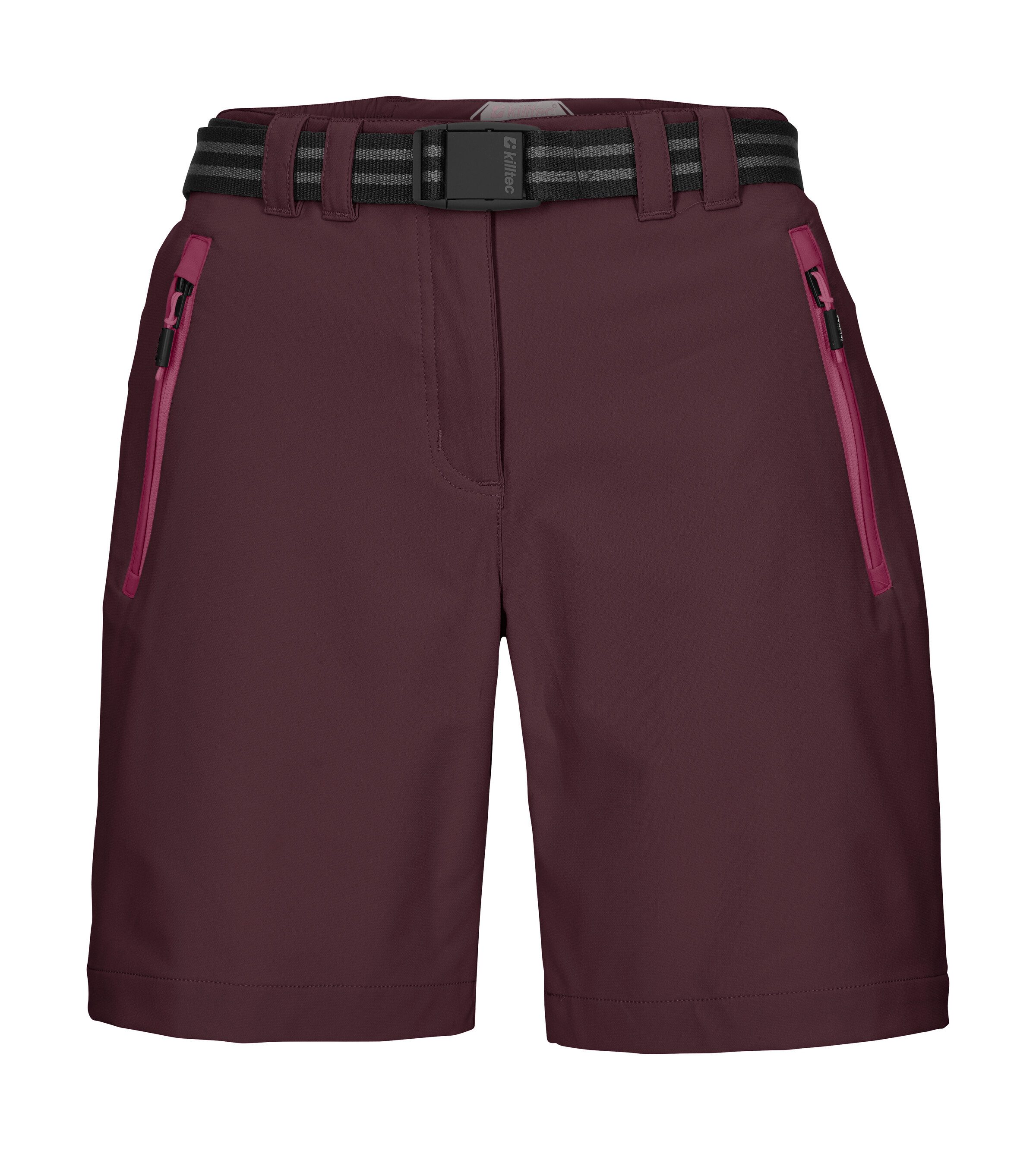 Killtec Bermudas KOS 19 WMN BRMDS wasserabweisend, schnelltrocknend, Stretch-Material, inkl. Gürtel