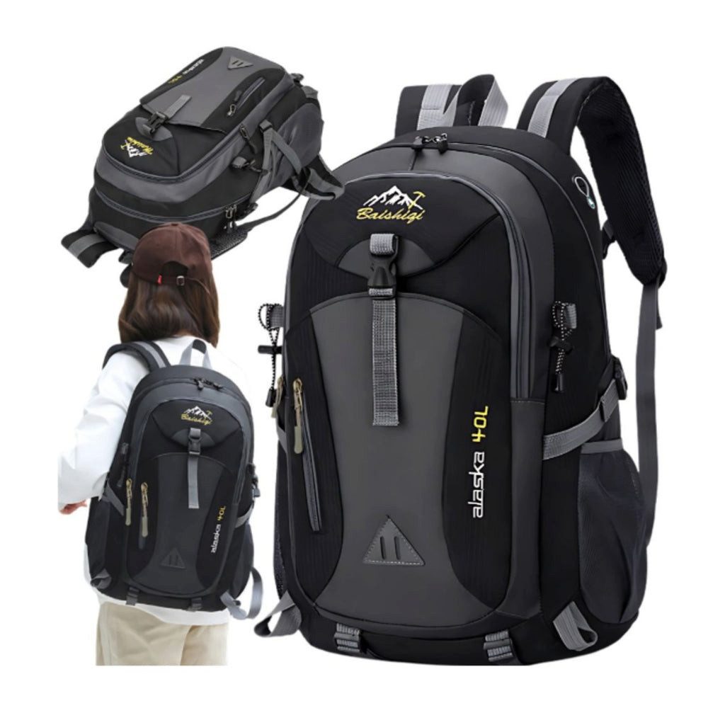 VERK GROUP Rucksack Sportrucksack 40L – Rucksack für Wandern, Trekking, Camping & Outdoor