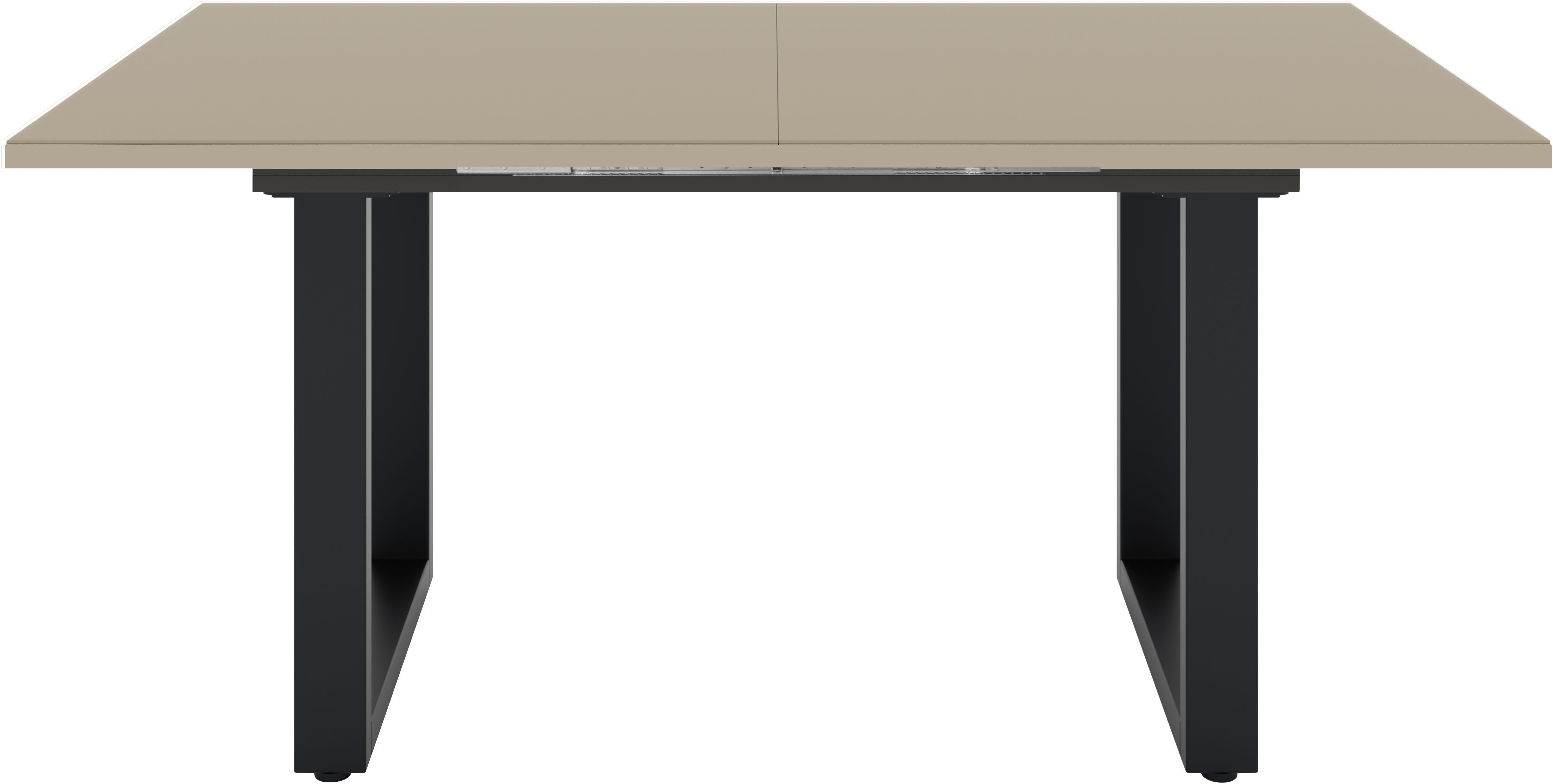 Mäusbacher Esstisch, Esstisch ausziehbar auf 210 cm, eckige Tischform, Gestell U-Form