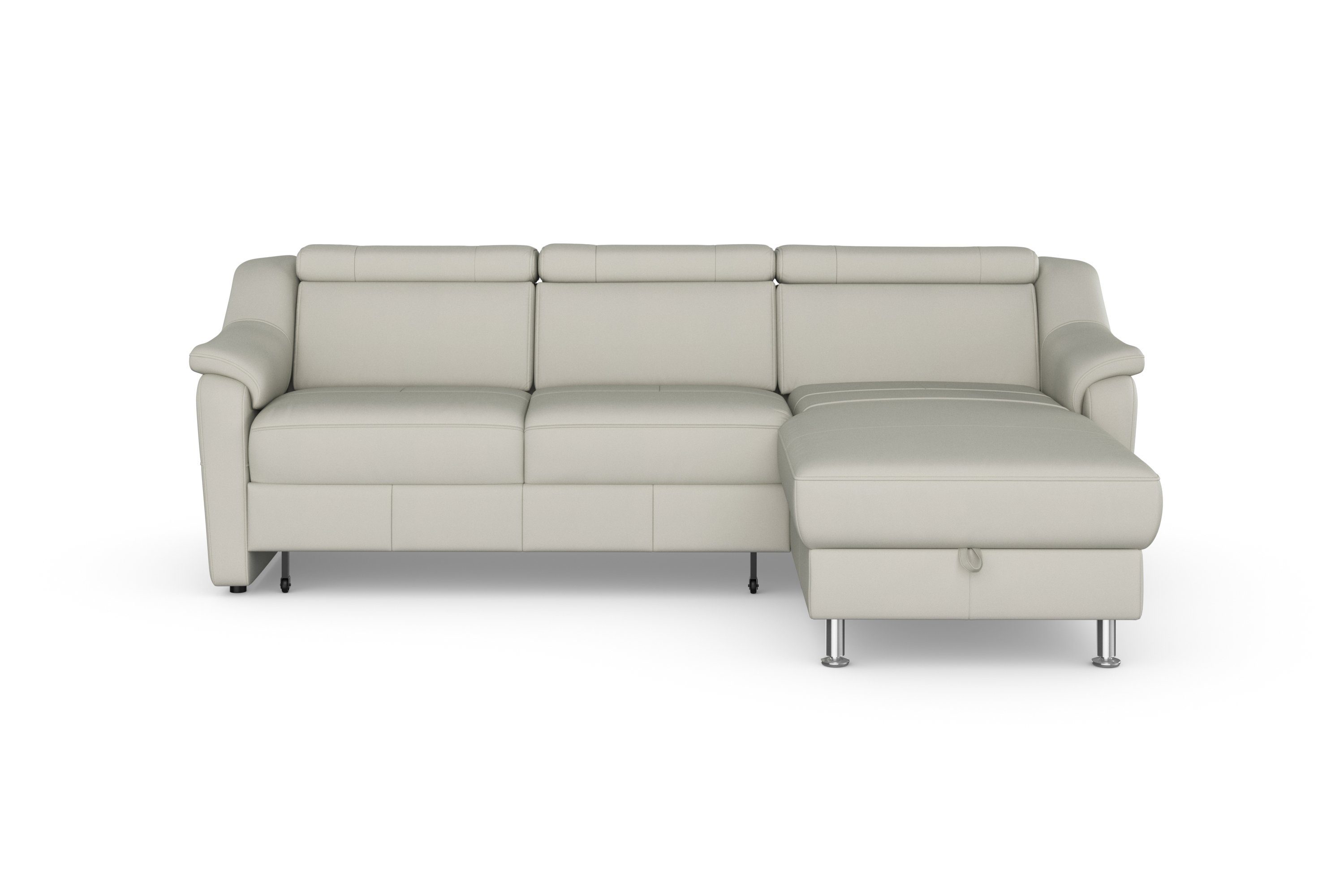 sit&more Ecksofa Freetown L-Form, inklusive Kopfteilverstellung und komfortablem Federkern