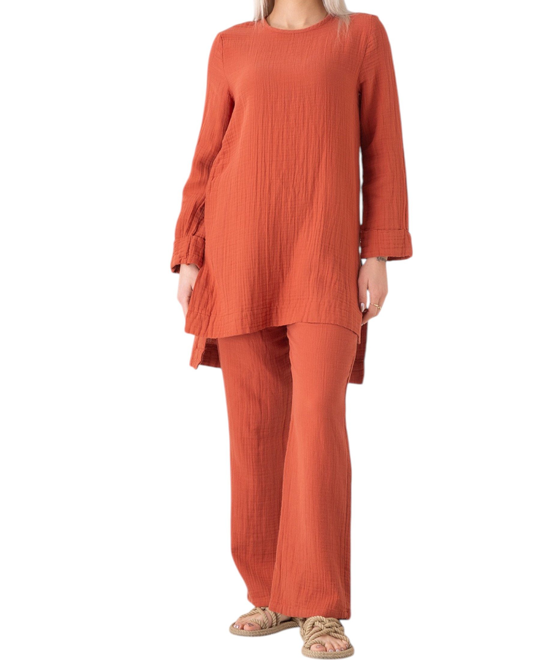 WENOR Hosenanzug Hosenanzug Tunika Set aus günstig online kaufen