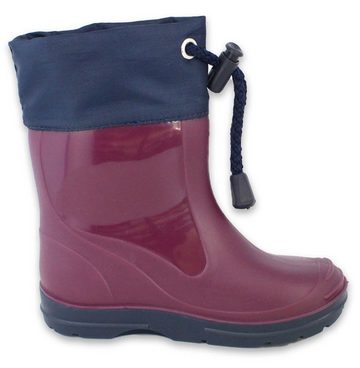 Beck Kleinkinder Regenstiefel Basic mit Warmfutter, Gummistiefel (für Jungen und Mädchen, für warme Füße bei Nässe und Kälte) wasserdicht, mit Kurzschaft-> ideal für kleinere Kinder