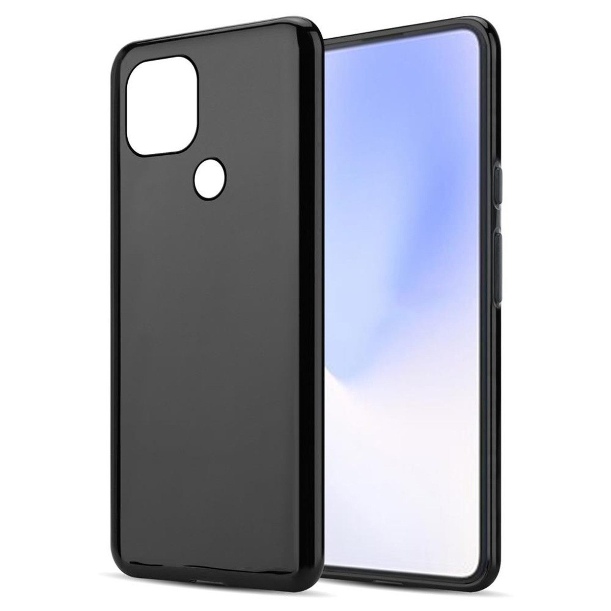 Cadorabo Handyhülle für Google PIXEL 5 XL Hülle Google PIXEL 5 XL, Hülle TPU Silikon Handy Schutzhülle Slim Transparent Case Cover