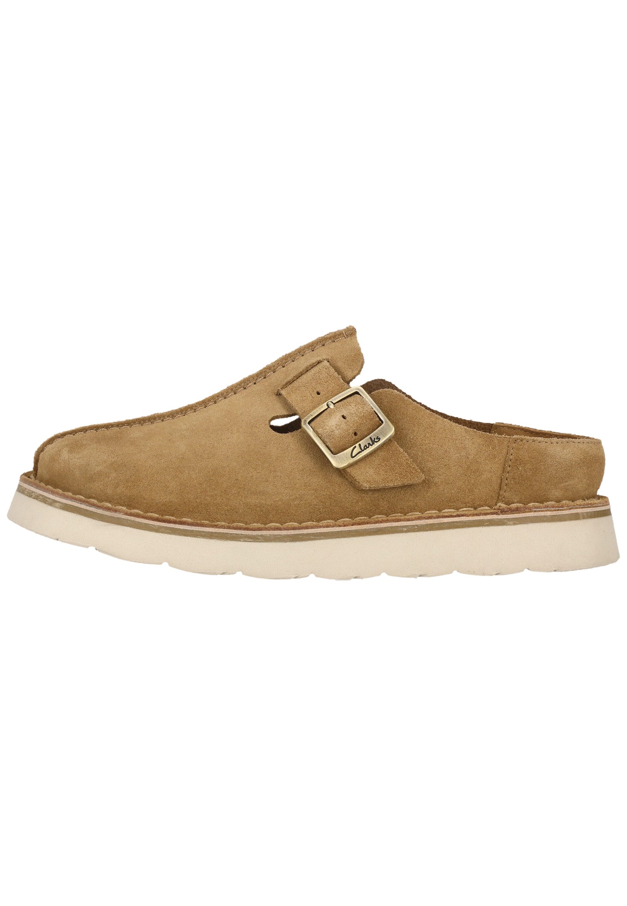 Clarks Solsbury Mule Hausschuh mit Stitch-down-Konstruktion