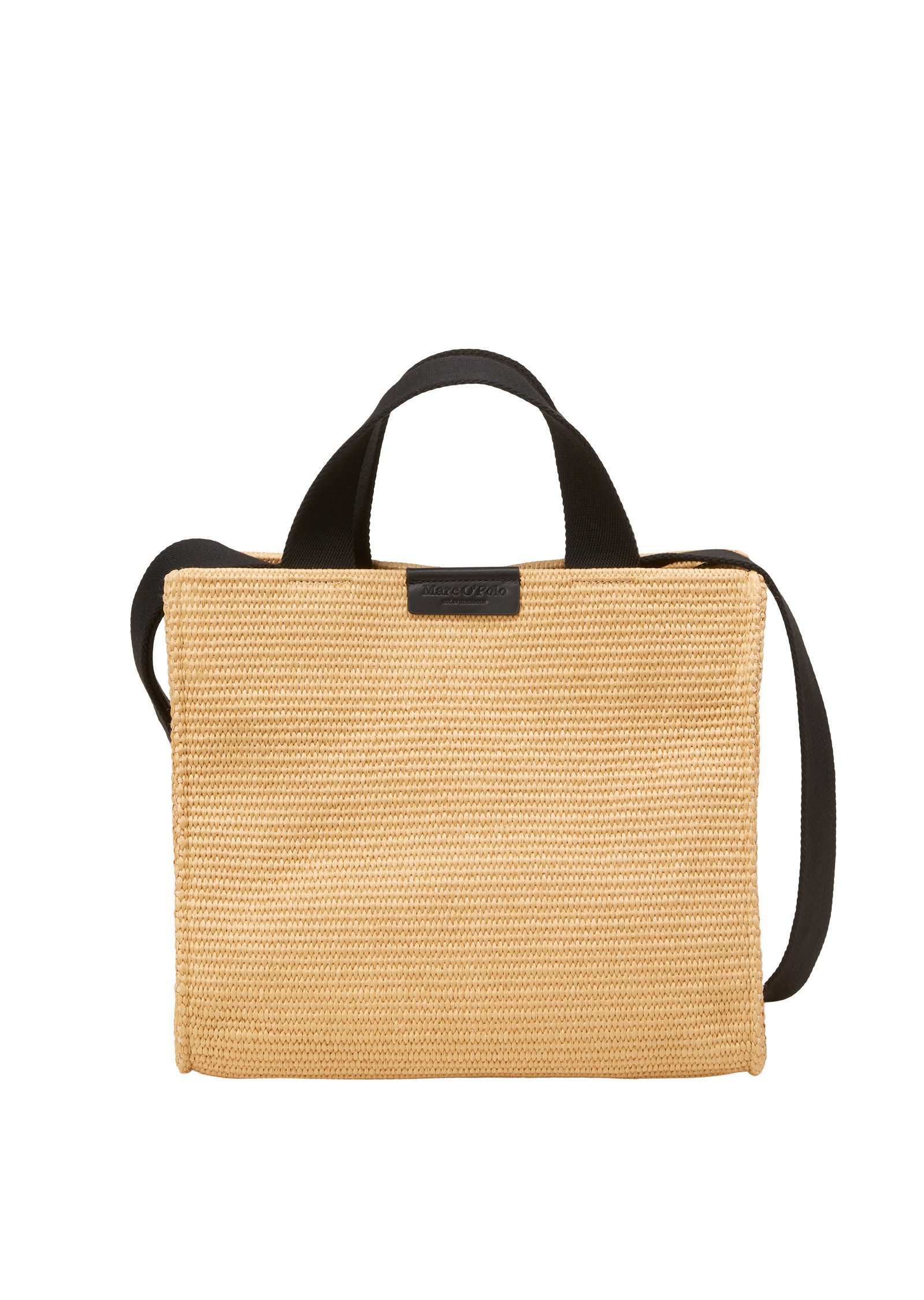 Marc O'Polo Shopper in Raffia-Bast-Optik