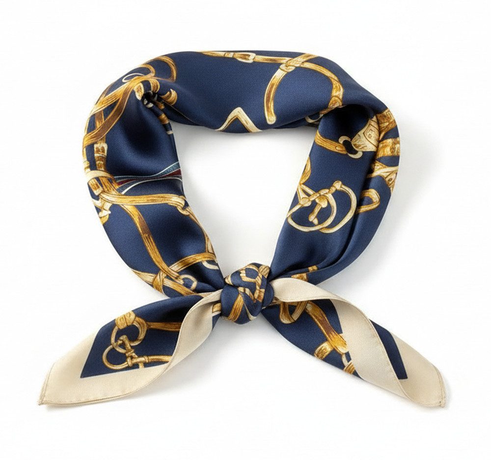 Modetuch Quadratisches Tuch 70x70 Seideneffekt