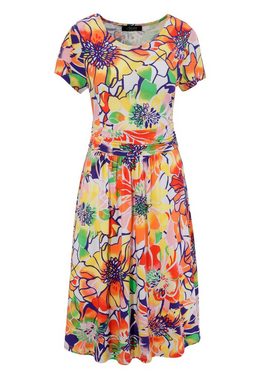 Aniston SELECTED Sommerkleid mit farbenfrohem Blumendruck