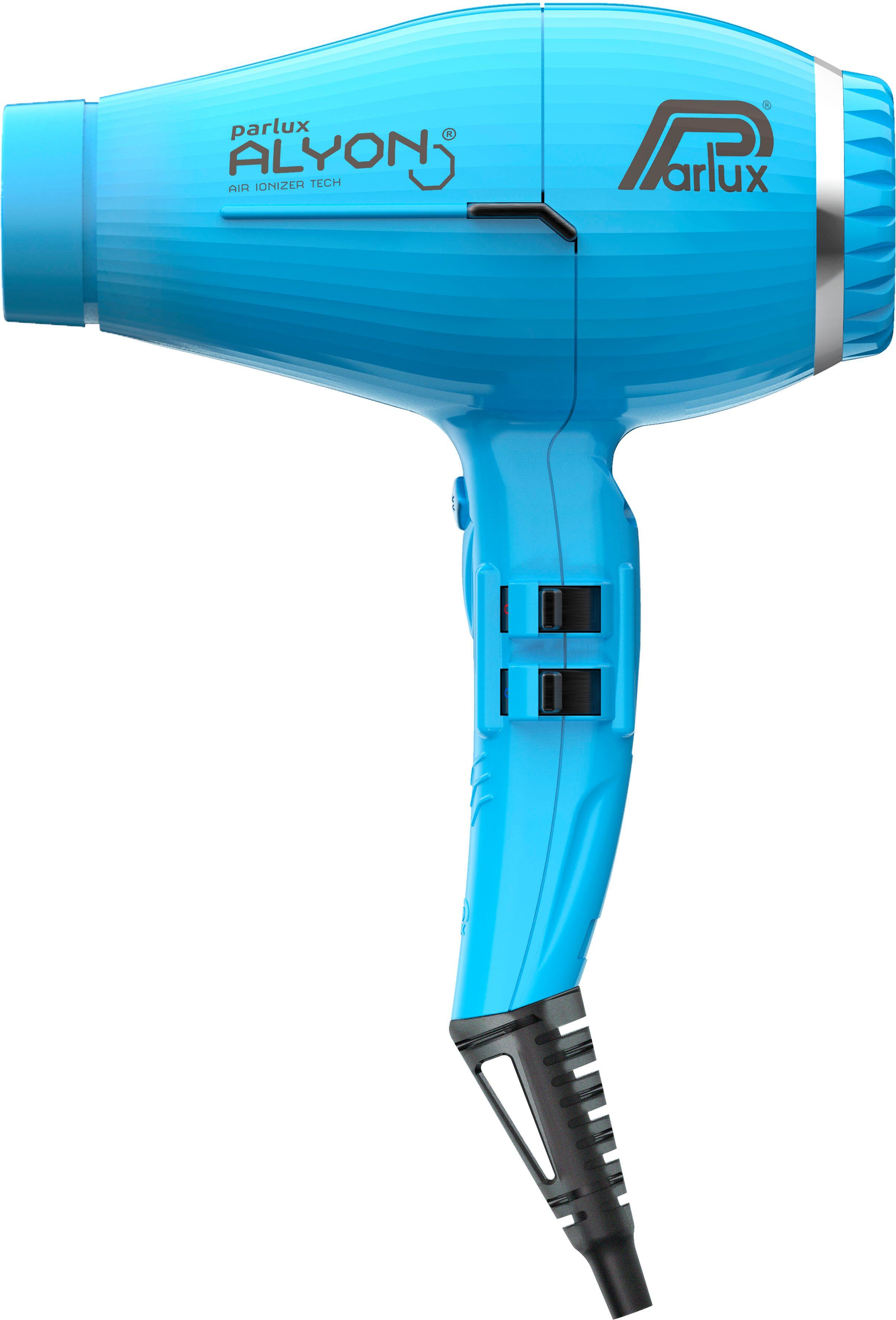 Parlux Haartrockner Reinigungssystem blau Patentiertes Parlux Ionic, (Hair HFS W, System) Free Alyon 2250