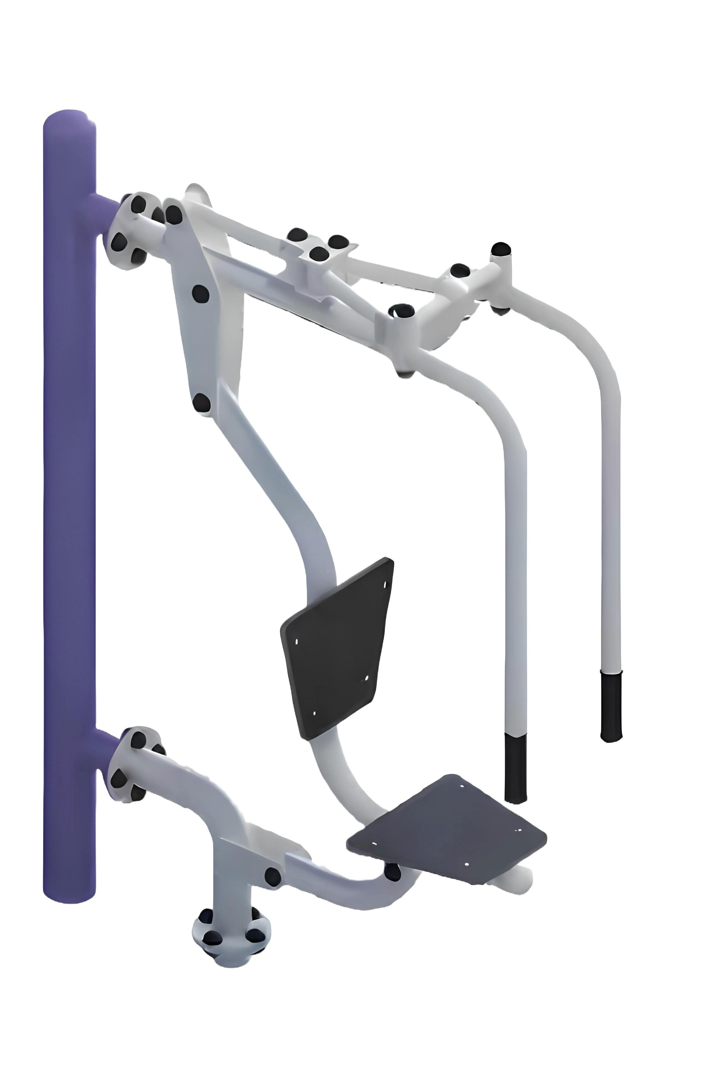 Xlmoebel Kraftstation Brustpresse Seilzuggerät mit Butterfly-Design für Oberkörpertraining, (Straßensportgeräte), Hergestellt in Europa