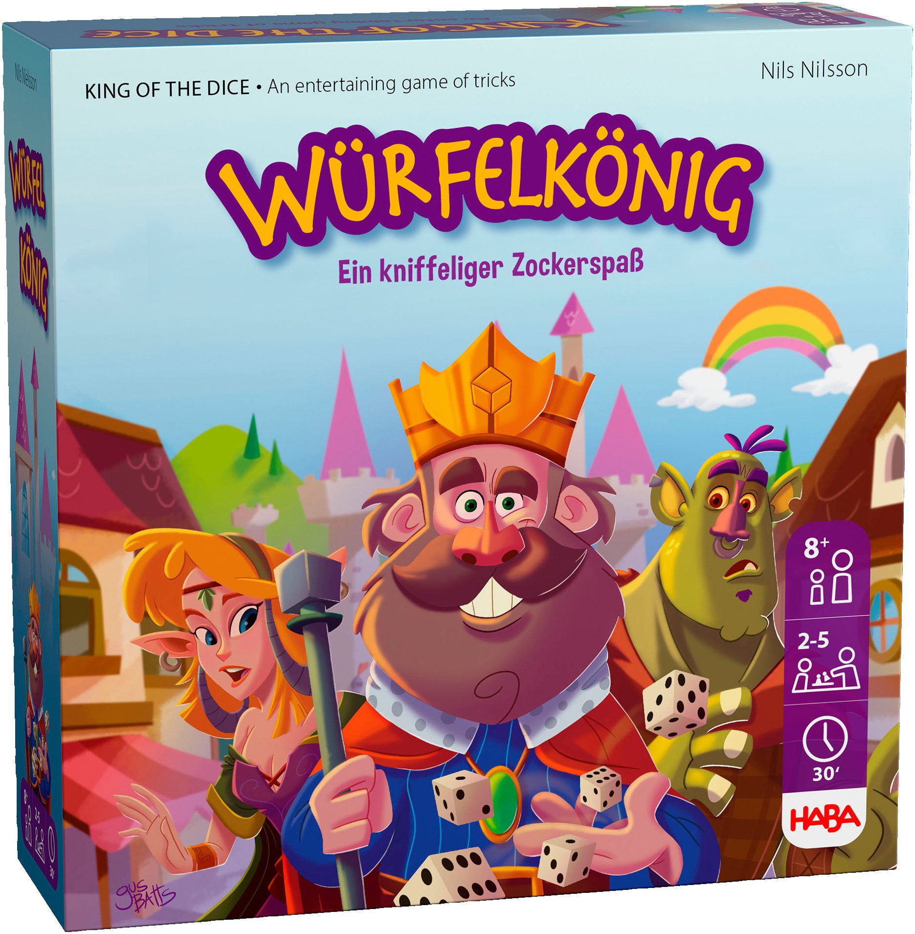 Haba Spiel Würfelkönig, Brettspiel, Made in Germany
