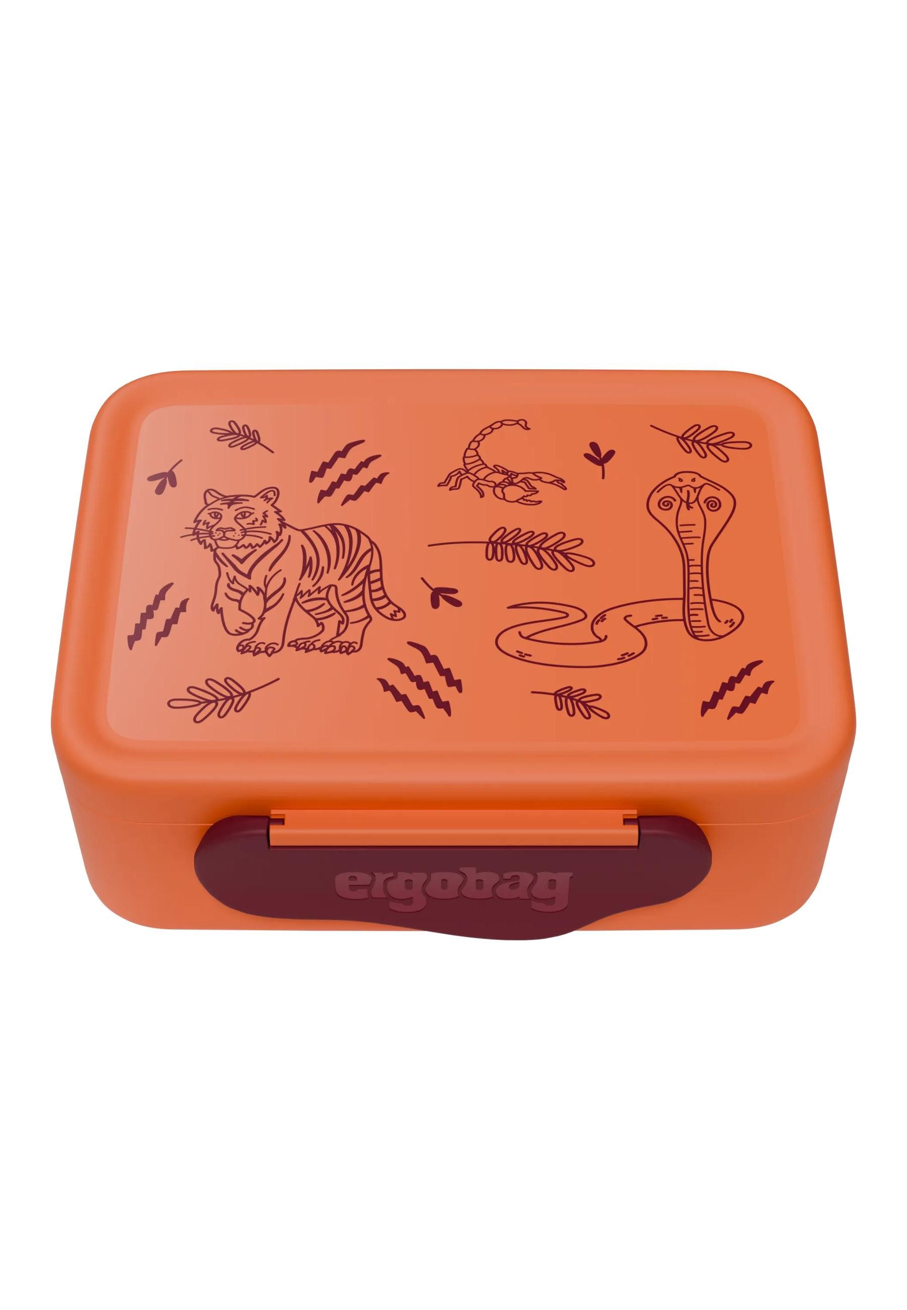 ergobag Lunchbox Brotdose, Kunststoff, (Brotdose, 1-tlg., 1x Brotdose), spülmaschinengeeignet bis 45 Grad, Handwäsche empfohlen