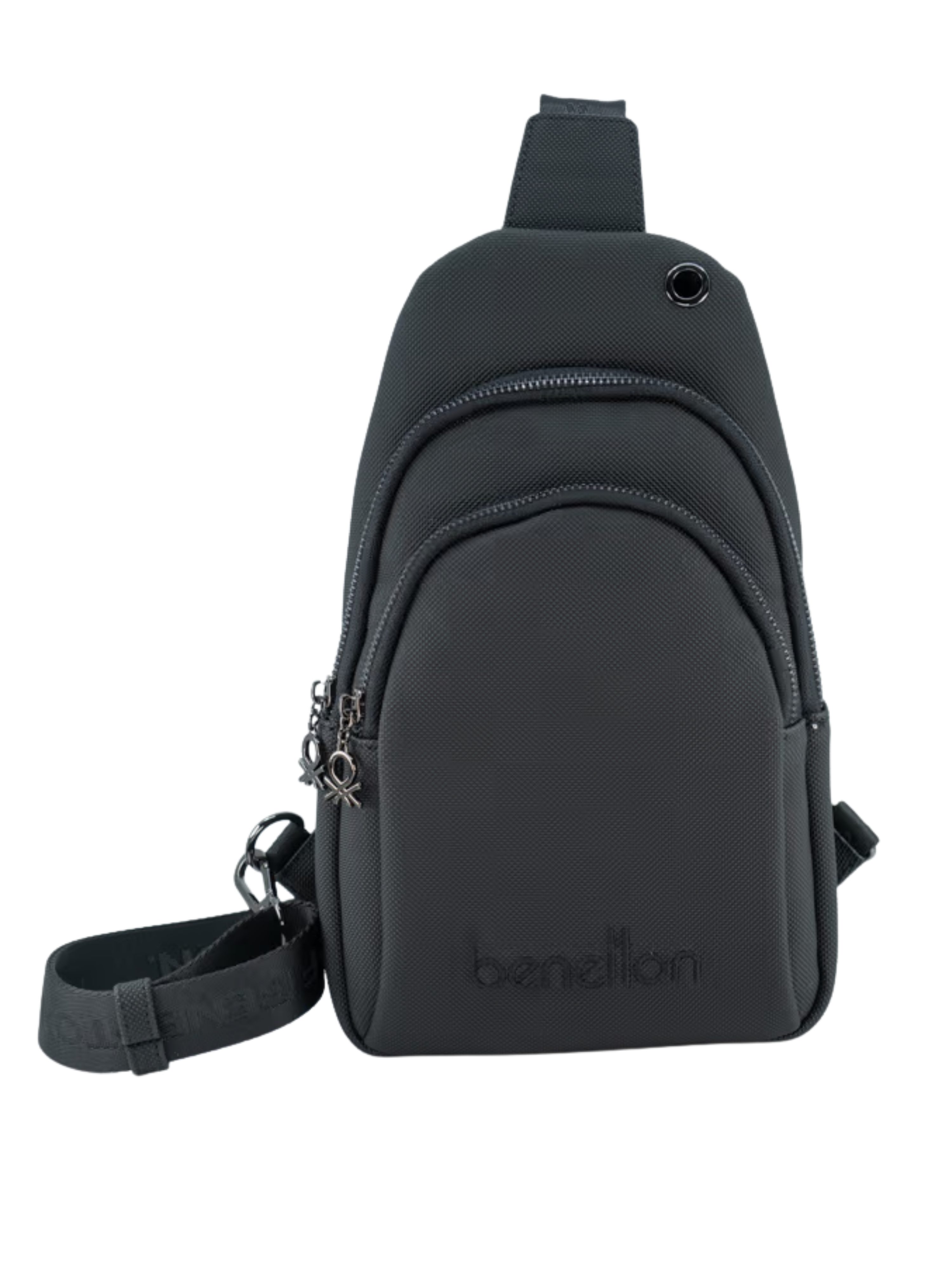 United Colors of Benetton Umhängetasche Damen Tasche – Stylische Crossbody Bag – Brusttasche Cross Over Uni (mit Garantie), Schultertasche mit Reißverschluss für Reisen, Radfahren und Alltag