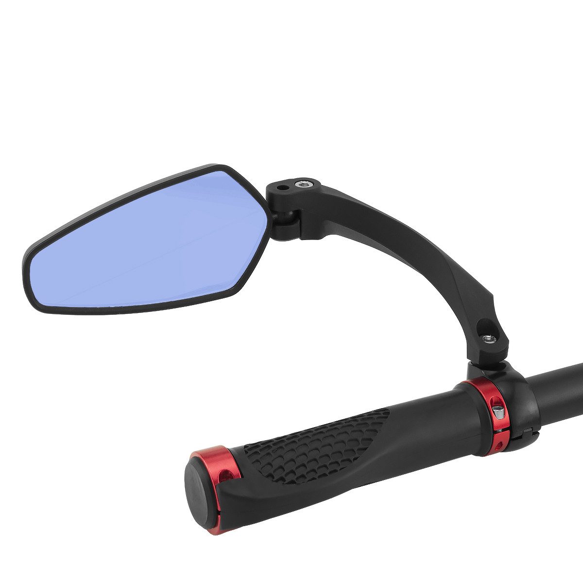 MidGard Велосипедное зеркало E-Bike Rückspiegel mit Alu-Klemme, Зеркало blendfrei f. Fahrrad-Lenker (1-St), Fahrradrückspiegel mit Blendschutzfunktion