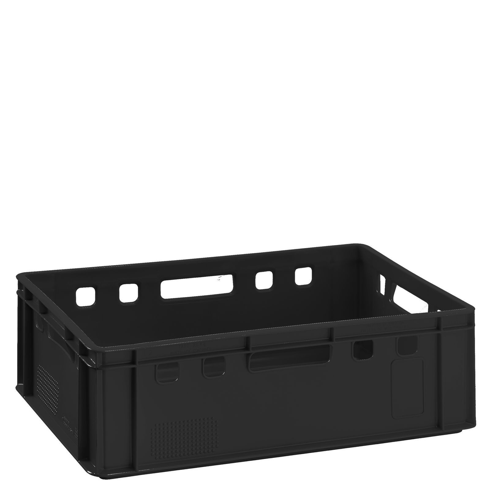 BURI Transportbehälter Fleischkiste E2 Metzgerkiste Lagerkiste Eurobox lebensmittelecht, (1-St)