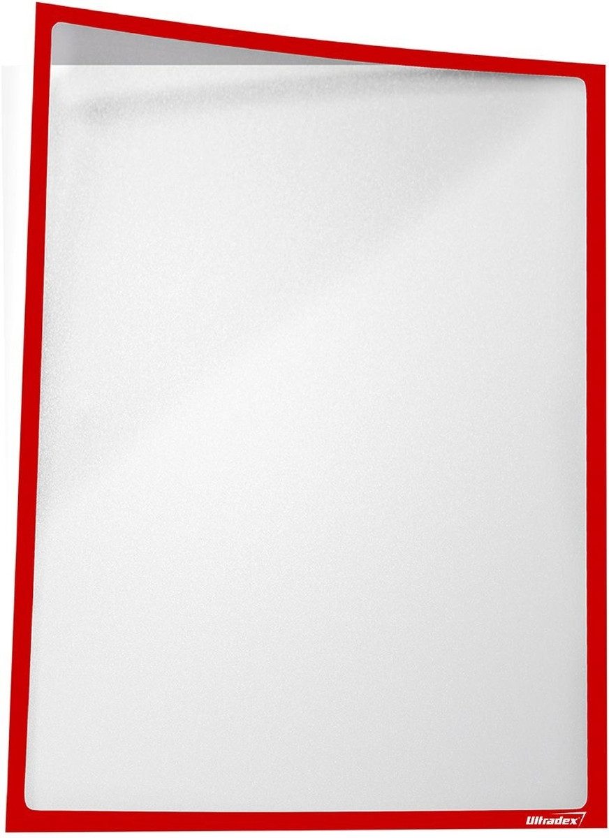 Fächermappe Infotasche magnetisch für DIN A3 435x312mm VE=25 Stück rot.