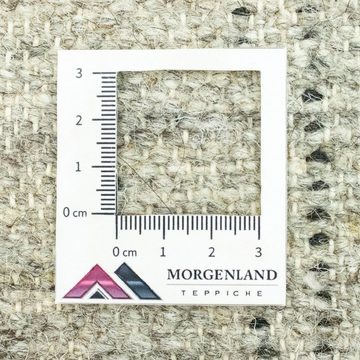 Wollteppich Kelim Teppich handgewebt grün, morgenland, rechteckig, Höhe: 6 mm, Kurzflor
