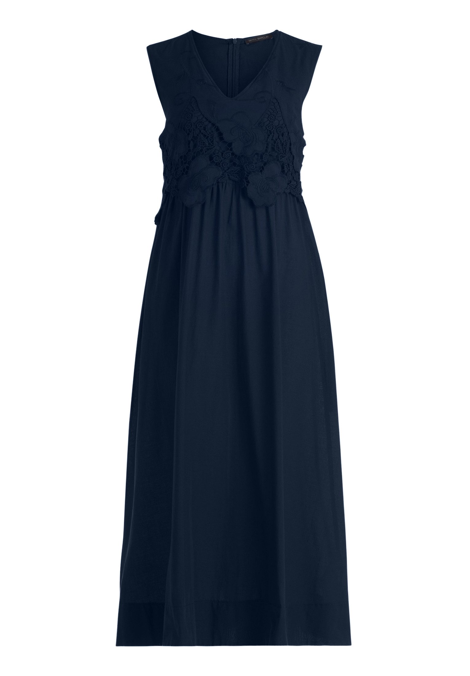 Midikleid Damen mit V-Ausschnitt