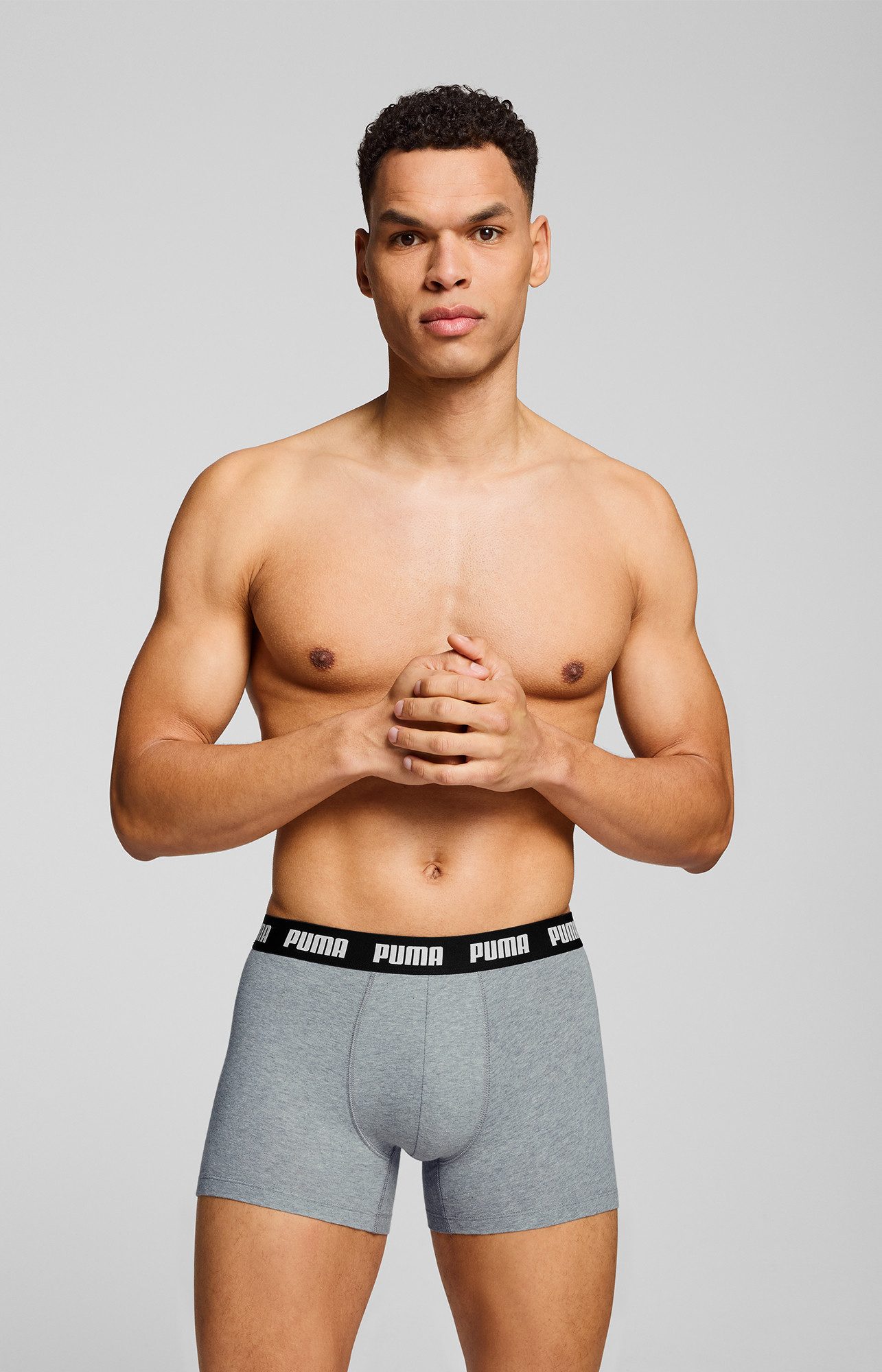 PUMA Boxershorts PUMA MEN EVERYDAY BOXERS 3P (3er Pack) mit Komfortbund