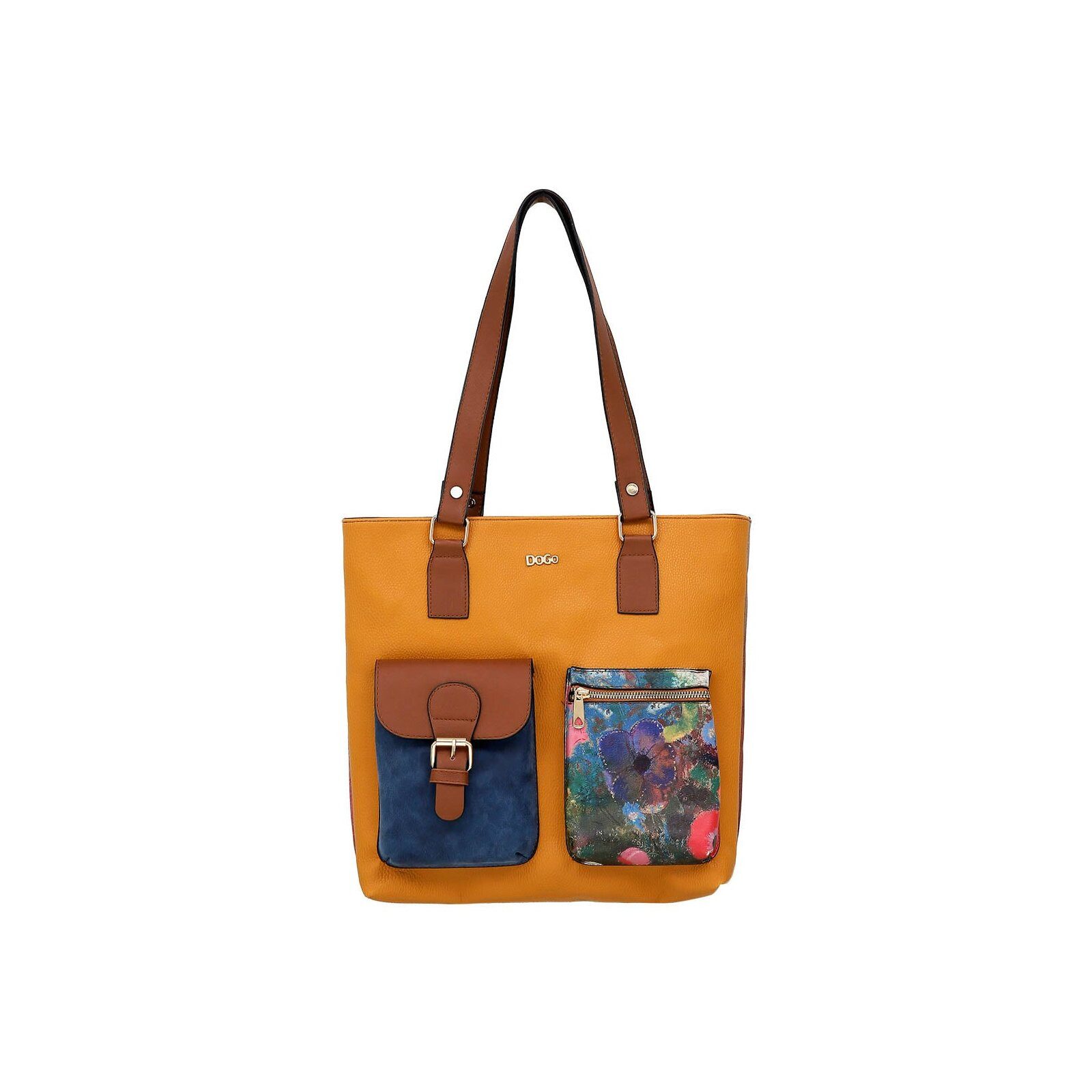 DOGO Umhängetasche Multi Pocket Bag Shopper-Tasche Full Of Hope Damen, Handgefertigt