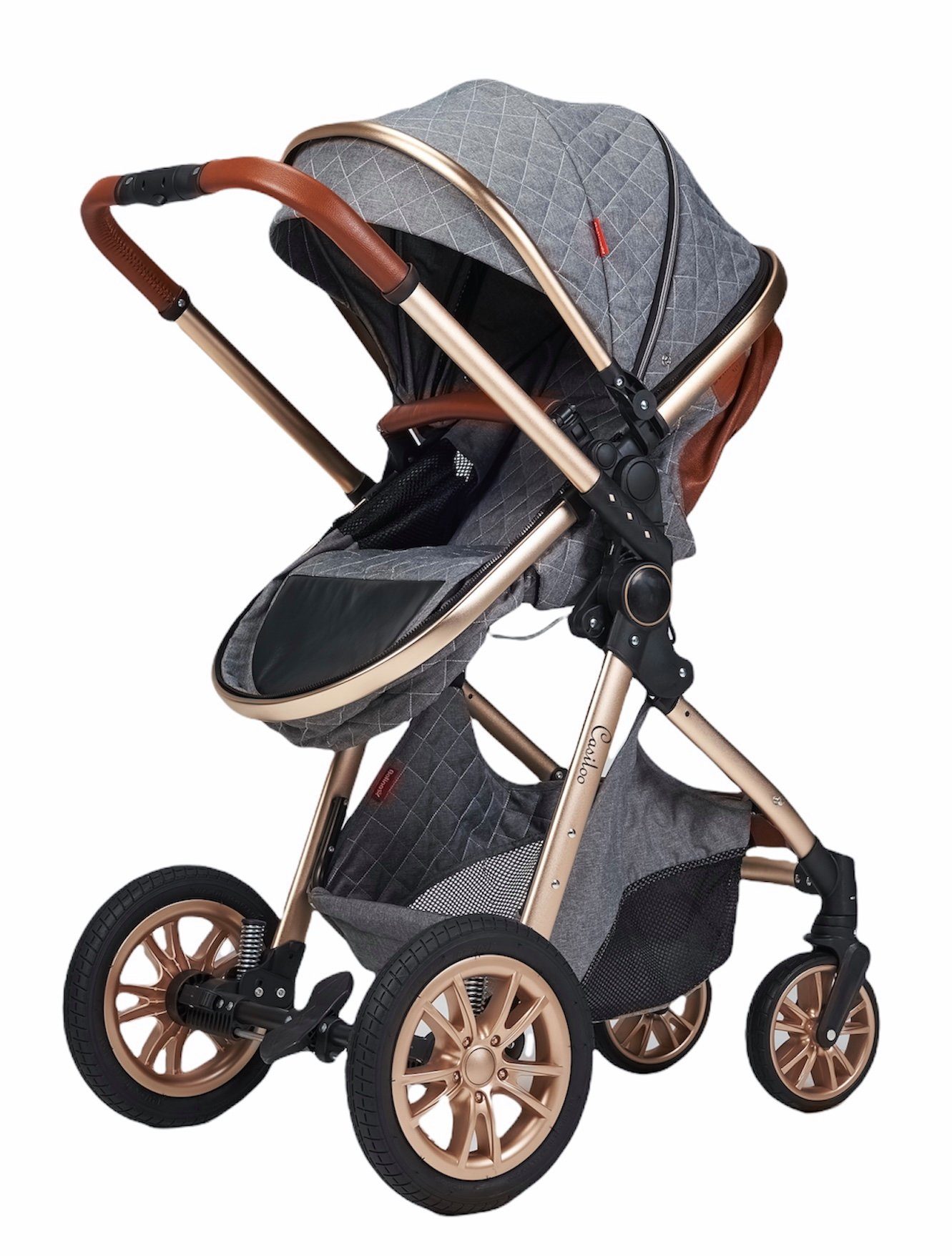 Casiloo® Kombi-Kinderwagen 3in1 Kombikinderwagen Kinderwagen Babywanne Buggy + Auto Babyschale