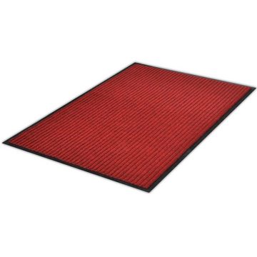 Fußmatte Rote PVC Türmatte 120 x 180 cm, furnicato, Rechteckig
