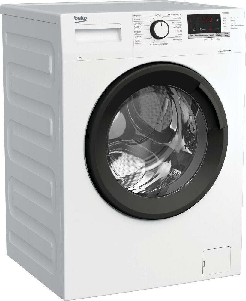 BEKO Waschmaschine 8kg 1.400 U/Min Tierhaarentfernung EEK: C WML81434NPS1