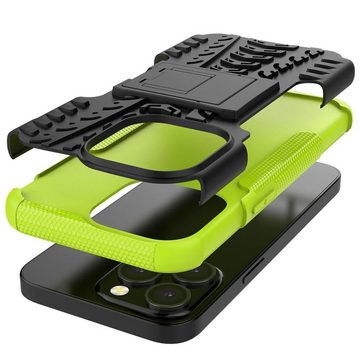 CoolGadget Handyhülle Outdoor Case Hybrid Cover für Apple iPhone 14 Pro 6,1 Zoll, Schutzhülle extrem robust Panzer Handy Case für iPhone 14 Pro Hülle