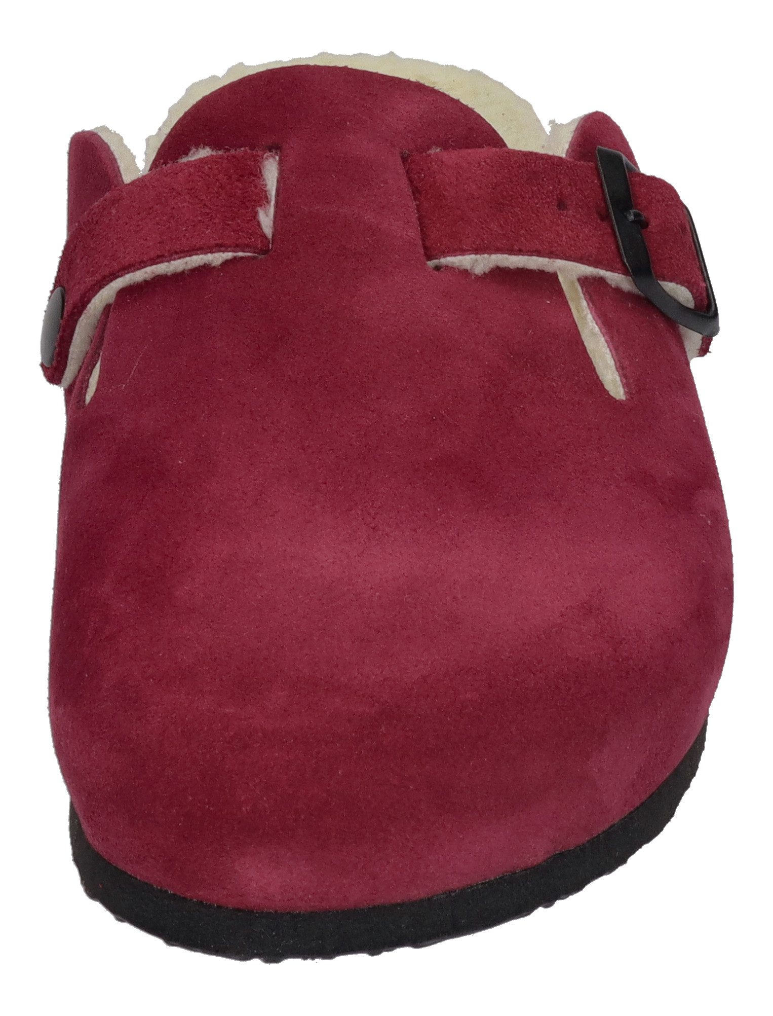 Plakton BLOGG WOOL Pantolette burdeos