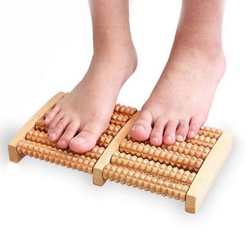 Lubgitsr Fußmassagegerät Premium Fußmassageroller Holz inkl. Fußmassage - Fussroller Massage, 1-tlg.