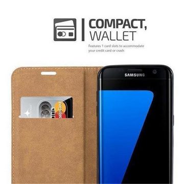 Cadorabo Handyhülle Samsung Galaxy S7 EDGE Samsung Galaxy S7 EDGE, Klappbare Handy Schutzhülle - Hülle - mit Standfunktion und Kartenfach