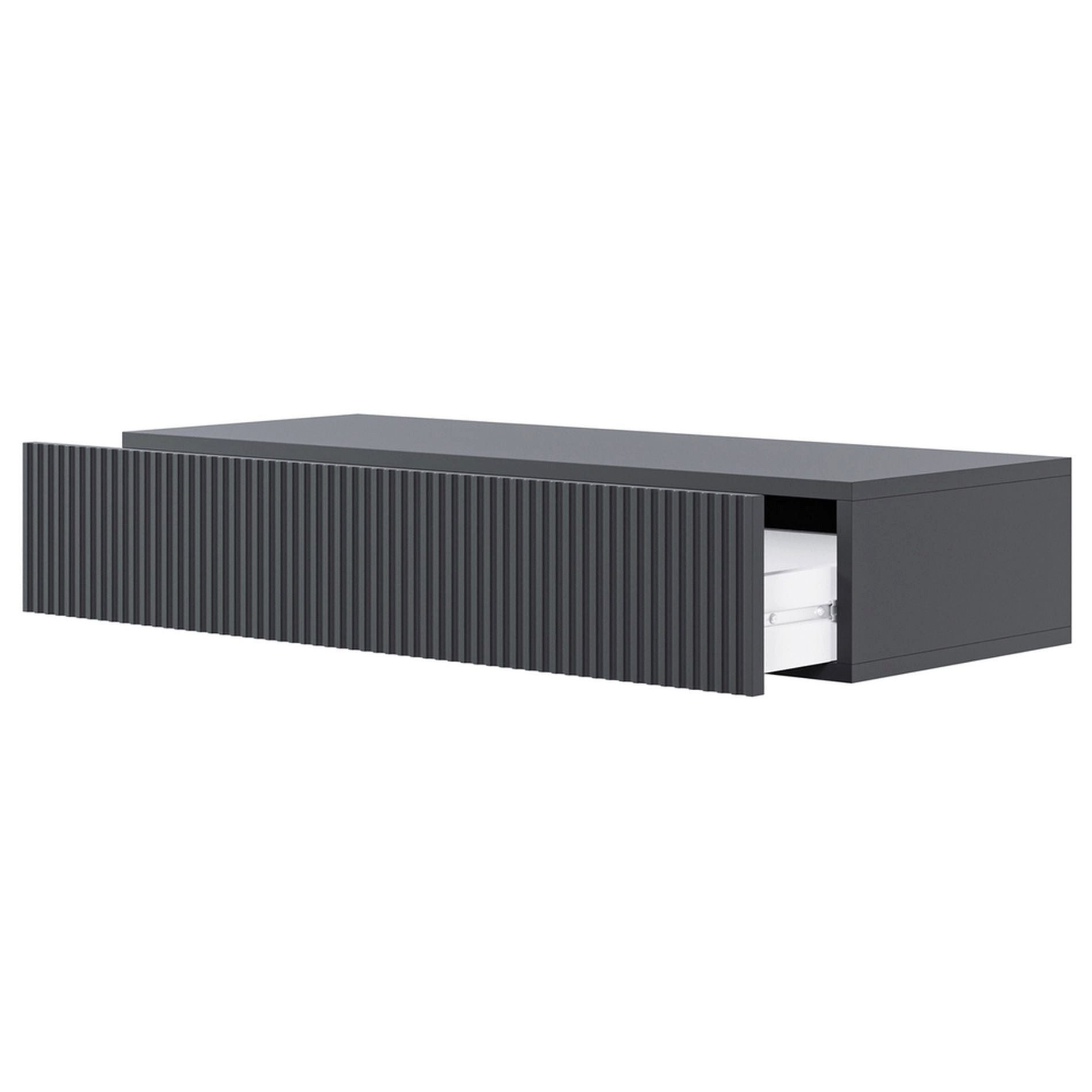 Selsey Konsolentisch VELDIO, hängend, mit gefräster Front und Schublade, 90 cm