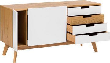 Woodman Sideboard Estera, Sideboard, Breite 135 cm, im angesagten skandinavischen Look