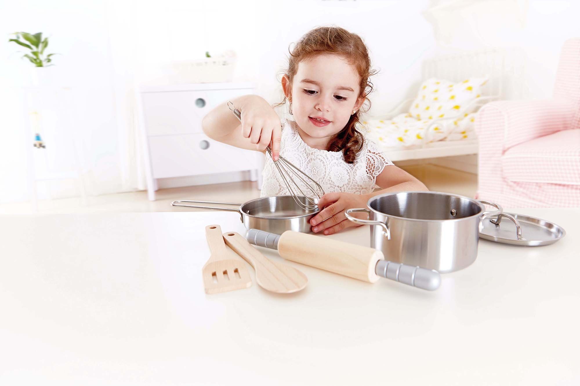Hape Kinder-Küchenset Kochset für Küchenchefs, (7-tlg)
