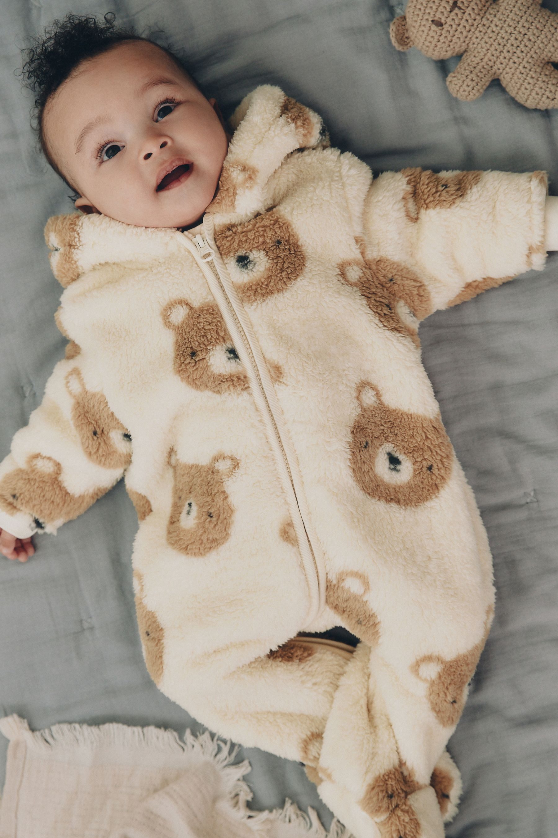 Next Fleeceoverall Baby Strampler aus Fleece (1-tlg)