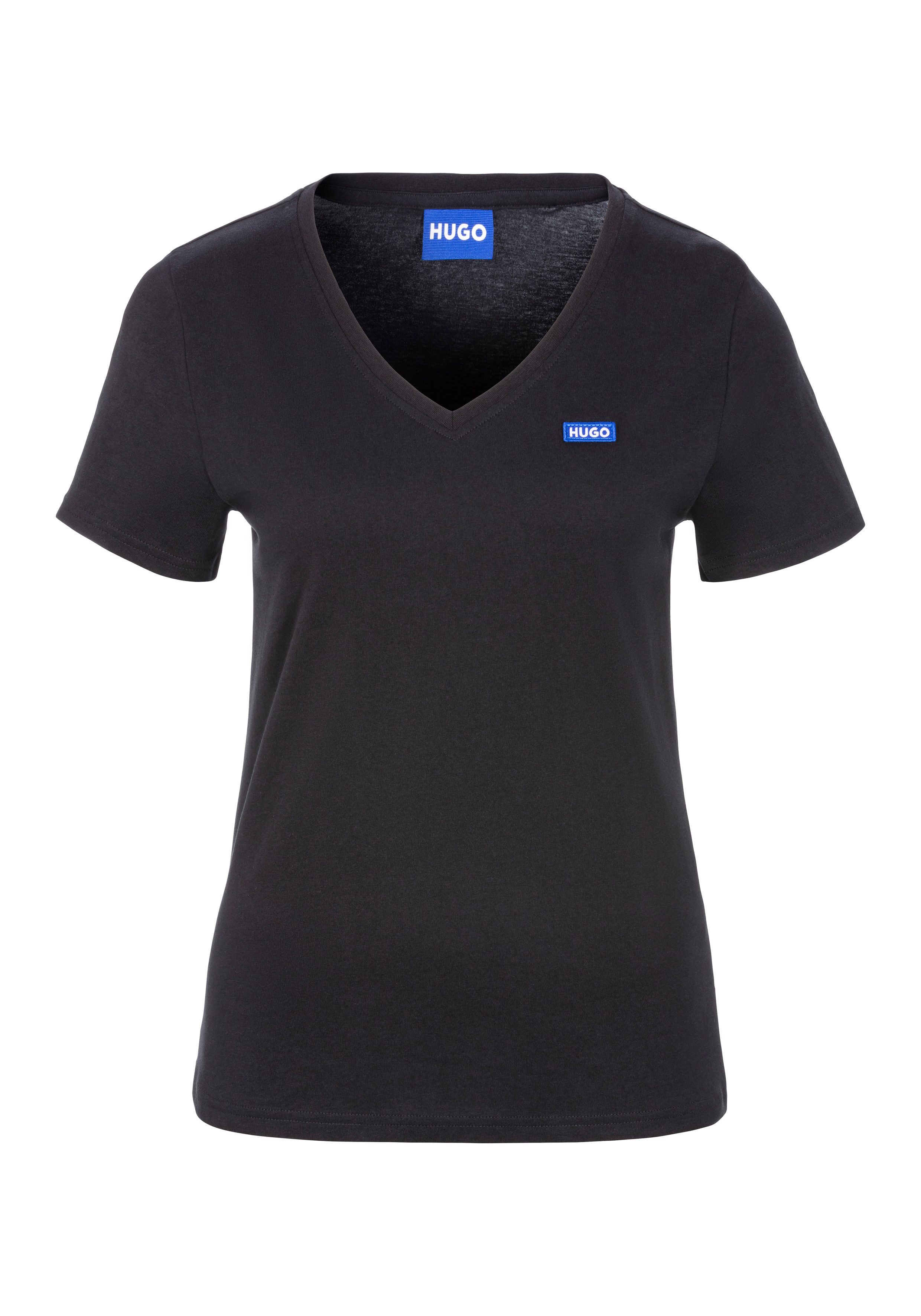 HUGO Blue T-Shirt Classic V mit günstig online kaufen